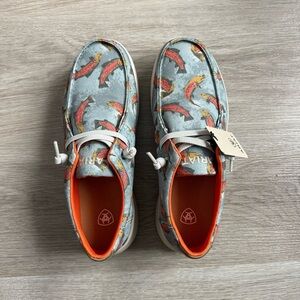 Ariat Hilo Olive Rainbow Trout Loafers